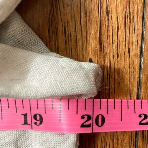 Umgee Cream/Beige Short Sleeve Tiered A-Line Dress, Size M - Picture 5 of 7